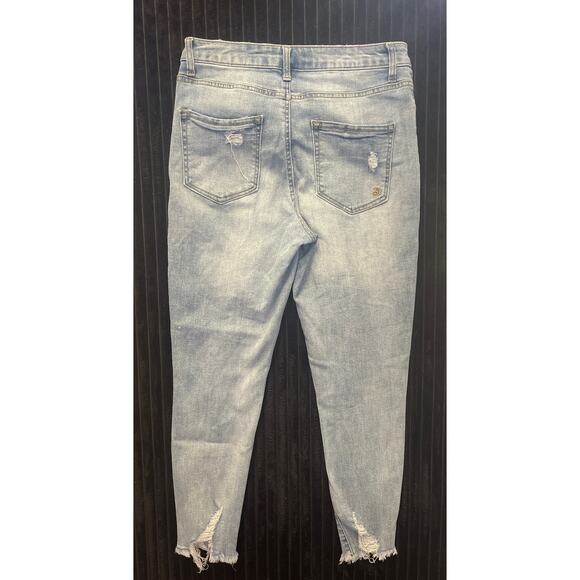 Indigo Rain Women’s Light Wash Distressed Jeans – Size 9/28 - Picture 2 of 5